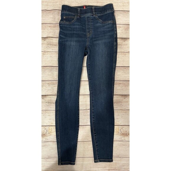 SPANX Women's Ankle Skinny Jeans Blue Shade Size XS - Picture 1 of 8
